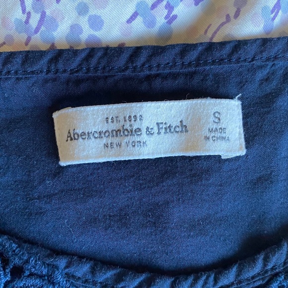 Abercrombie & Fitch navy blue dress - Picture 4 of 4